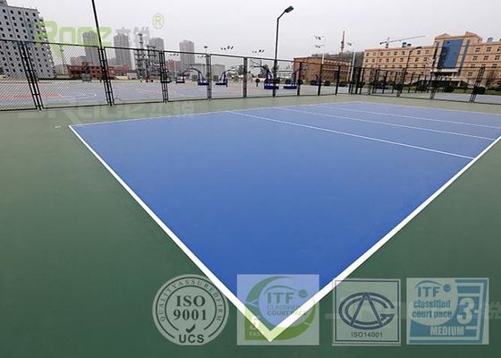 UV Resistance Outdoor Volleyball Court Surfaces Flooring 3-8mm Thickness